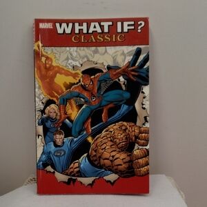 Marvel What If? Classic with Red and Blue Cover